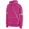 Augusta Women's Power Pink/White/Graphite Spry Hoodie