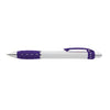 Good Value Purple White Oval Grip Pen