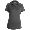 Edwards Women's Steel Grey Mini-Pique Snag Proof Polo