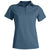 Edwards Women's Slate Blue Hi-Performance Mesh Short Sleeve Polo