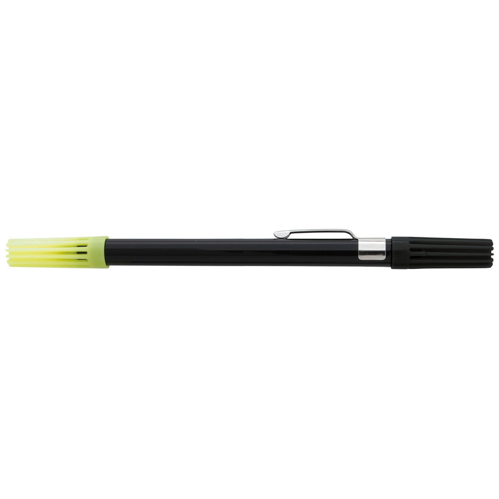 DriMark Black/Back/Yellow Double Header Highlighter Ball Pen Combo