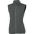 Charles River Women's Charcoal Heather Pacific Heathered Fleece Vest