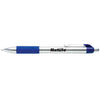 Hub Pens Blue Maxglide Click Chrome Pen