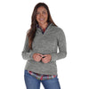 Charles River Women's Light Grey Heather Freeport Microfleece Pullover