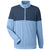 Puma Golf Men's Blue Bell/Dark Denim Cloudspun Warm Up Quarter-Zip