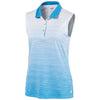 Puma Golf Women's Ethereal Blue Ombre Sleeveless Golf Polo