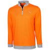 Puma Golf Men's Vibrant Orange Stealth Golf 1/4 Zip