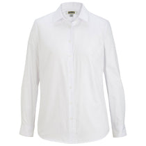 Edwards Women's White Pinpoint Oxford