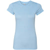 Next Level Women's Dusty Blue Poly/Cotton Short-Sleeve Tee