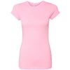 Next Level Women's Dusty Pink Poly/Cotton Short-Sleeve Tee
