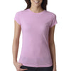 Next Level Women's Lilac Poly/Cotton Short-Sleeve Tee
