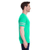 Jerzees Men's Mint Heather/Oxford 4.5 Oz. Tri-Blend Varsity Ringer T-Shirt