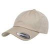 Yupoong Khaki Adult Low-Profile Cotton Twill Dad Cap