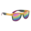 Hit Metallic Rainbow Malibu Sunglasses