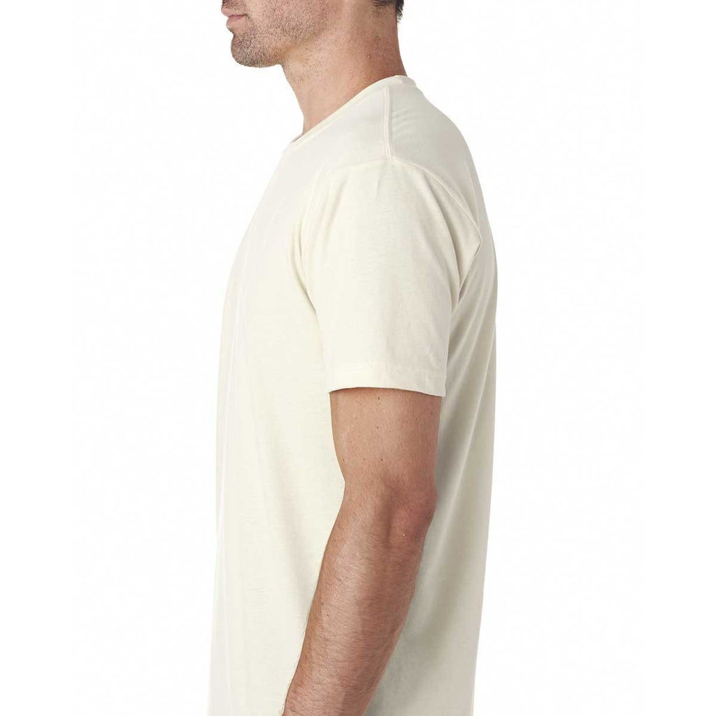 Next Level Men's Natural Premium Fitted Sueded Crew