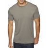 Next Level Men's Warm Grey Premium Fitted Sueded Crew