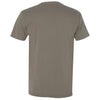 Next Level Men's Warm Grey Premium Fitted Sueded V-Neck Tee