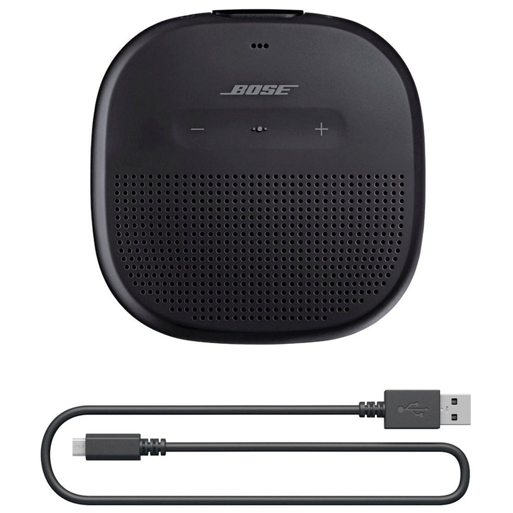 Bose Black SoundLink Micro Portable Bluetooth Speaker with Waterproof Design