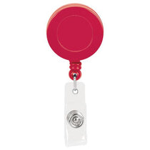 Good Value Red Promo Retractable Badge Holder