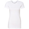 Next Level Women's White CVC Crew Tee