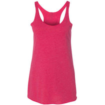 Next Level Women's Vintage Shocking Pink Triblend Racerback Tank