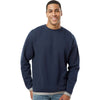 LAT Men's Navy/Titanium The Statement Fleece Crewneck Sweatshirt