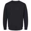 LAT Unisex Black Elevated Fleece Crewneck Sweatshirt