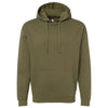 LAT Unisex Military Green Elevated FleeceBasic Hoodie