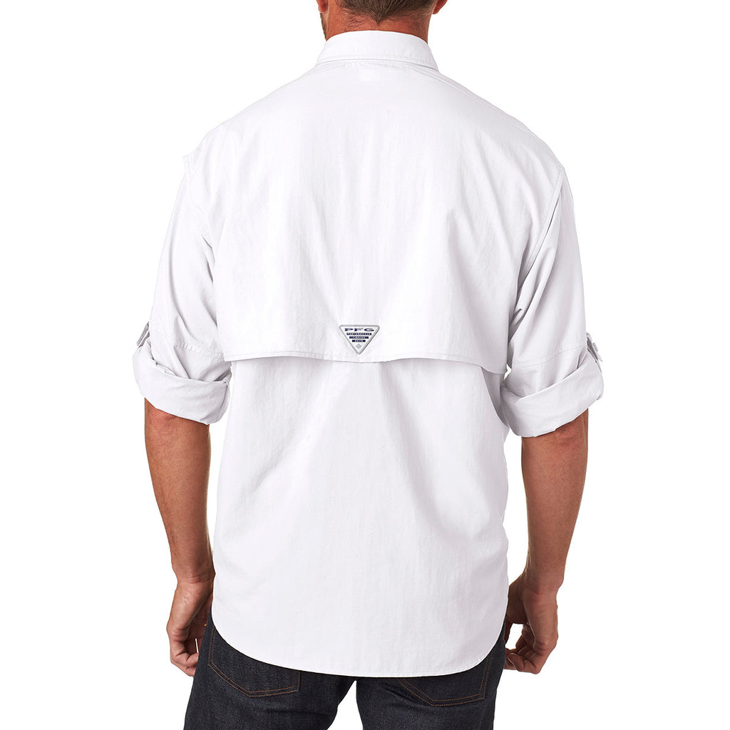 Columbia Men's White Bahama II L/S Shirt