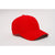 Pacific Headwear Red Velcro Adjustable Wool Cap