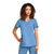 Grey's Anatomy Women's Ciel Blue V-Neck Top