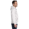 Anvil Men's White Full-Zip Hooded Fleece