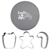HIT Silver Holiday Cookie Cutter Set