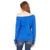 Bella + Canvas Women's True Royal Wide Neck Sweatshirt