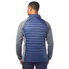 Landway Men's Navy/ Grey Refuge Hybrid Lightweight Puffer