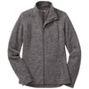 Duluth Women's Heather Grey Plus Frost Lake Fleece Full Zip Jacket