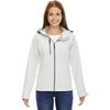 North End Women's Crystal Quartz Prospect Two-Layer Fleece Bonded Soft Shell Hooded Jacket