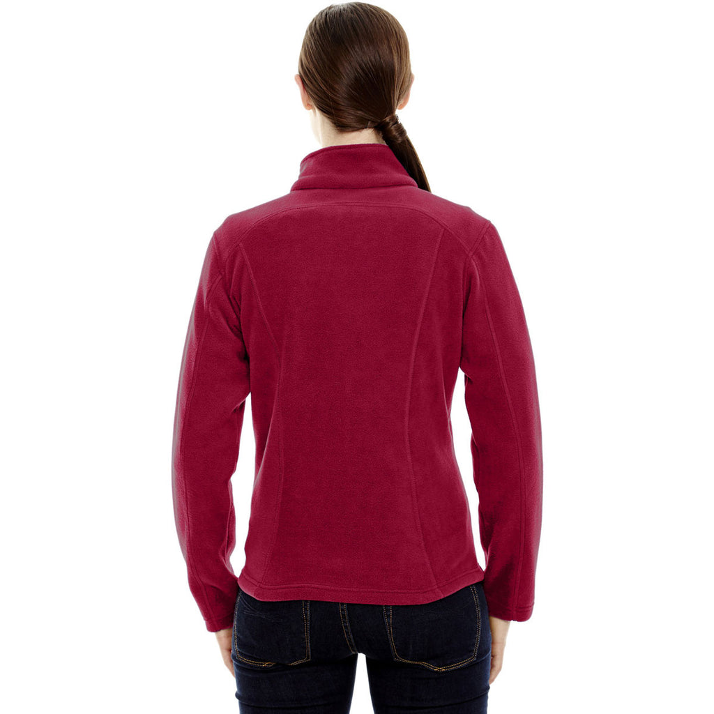 North End Women's Classic Red Voyage Fleece Jacket