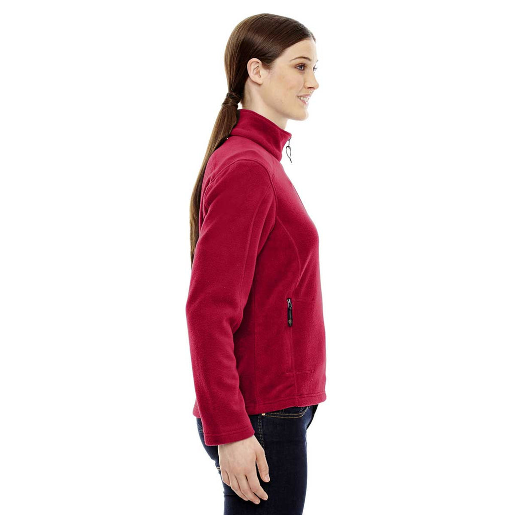 North End Women's Classic Red Voyage Fleece Jacket