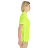 Core 365 Women's Safety Yellow Origin Performance Pique Polo with Pocket
