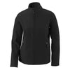 Core 365 Women's Black Cruise Two-Layer Fleece Bonded Soft Shell Jacket