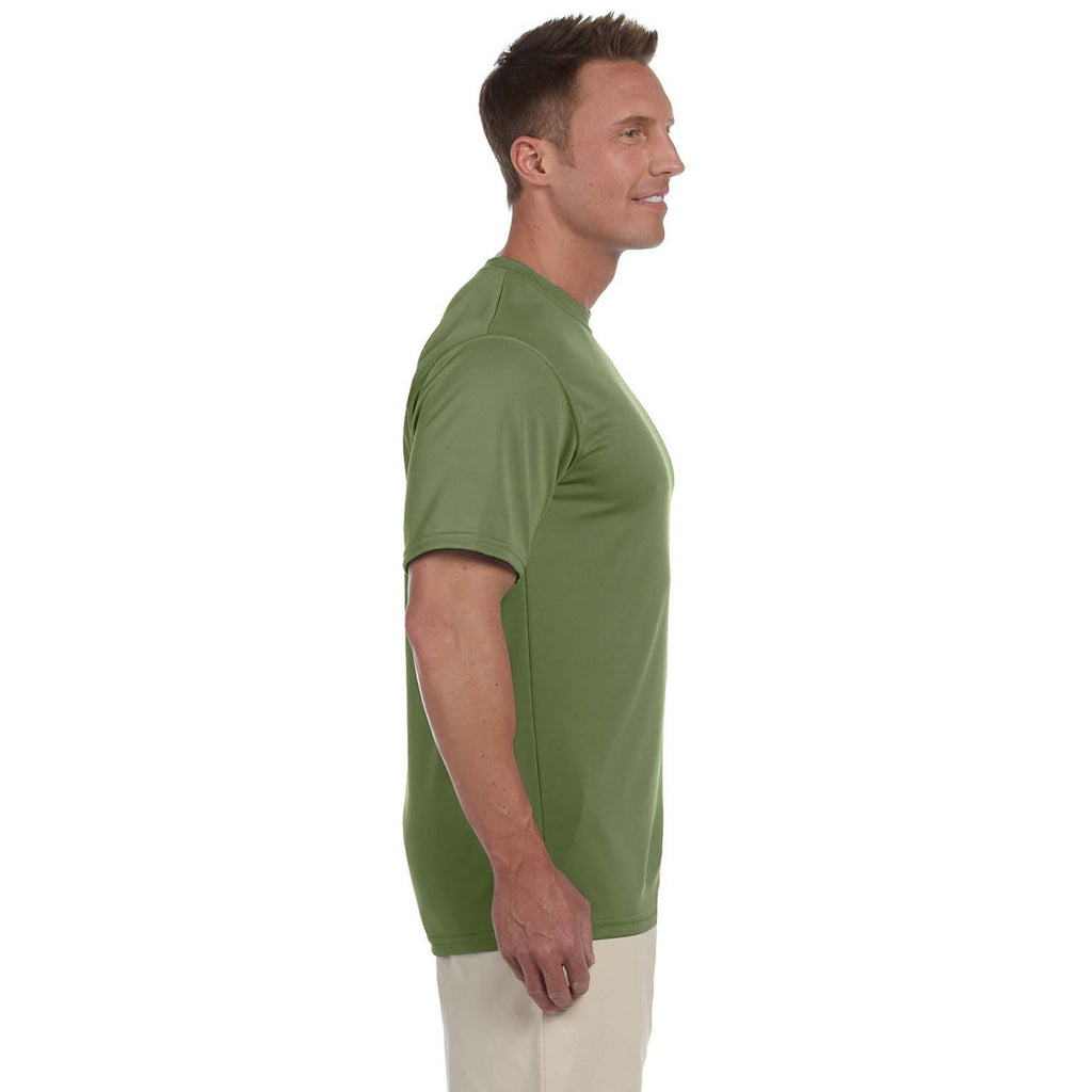 Augusta Sportswear Men's Olive Drab Green Wicking T-Shirt