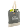 Leed's Black Split Recycled 5oz Cotton Twill Convention Tote