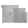 Leeds Grey Recycled Cotton Mesh Cinch Pouch Set