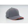 Pacific Headwear Graphite/Orange Universal M2 Performance Contrast Cap