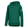 adidas Women's Dark Green/White Squad Jacket