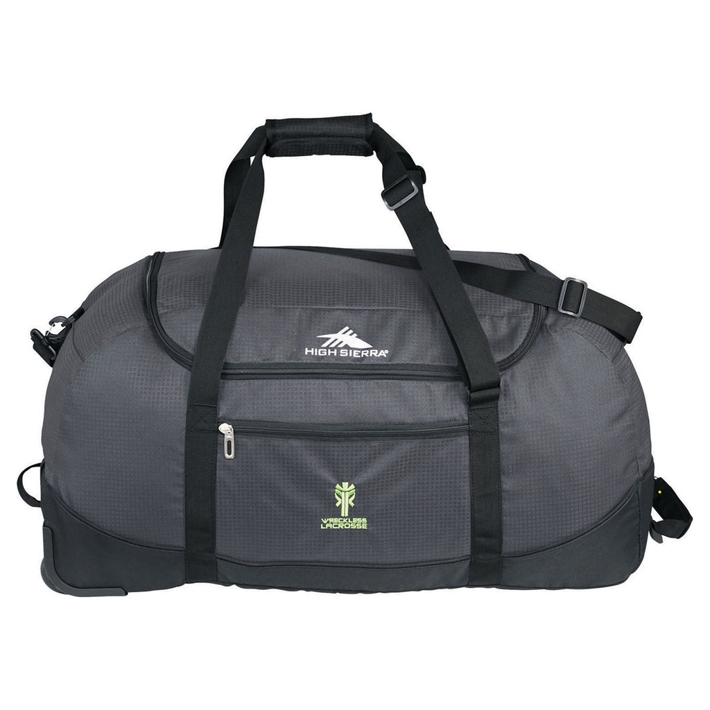 High Sierra Grey Packable 30" Wheel-N-Go Duffel Bag