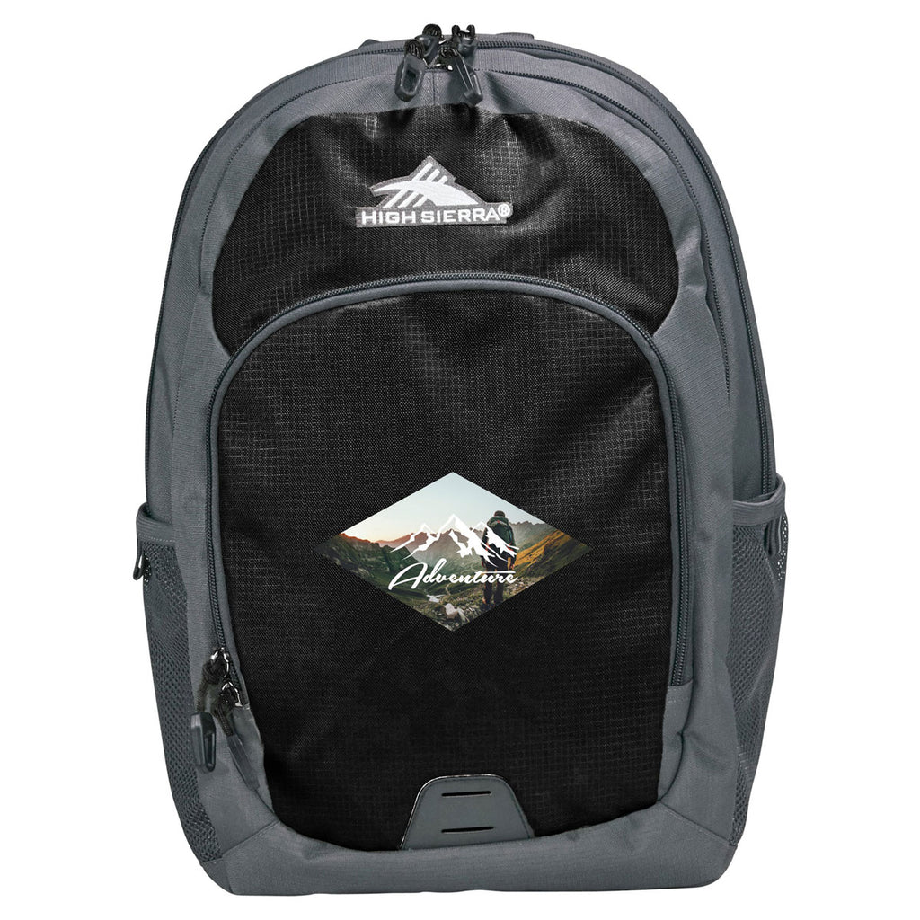 High Sierra Black Daio 15" Computer Backpack
