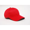 Pacific Headwear Red Velcro Adjustable Coolport Mesh Cap