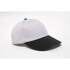 Pacific Headwear Silver/Black Velcro Adjustable Coolport Mesh Cap